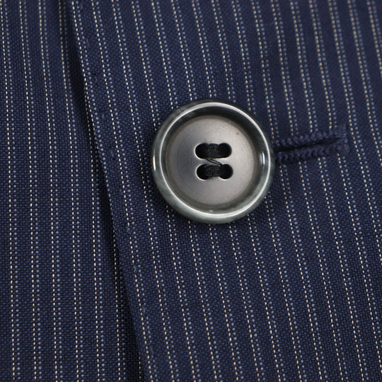 HUGO BOSS setup Outer: 100% wool, Lining: 54% acetate, Lining: 46% rayon, Sleeve lining: 51% rayon, Sleeve lining: 49% acetate Navy mens 52 Used Authentic