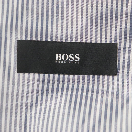 HUGO BOSS setup Outer: 100% wool, Lining: 54% acetate, Lining: 46% rayon, Sleeve lining: 51% rayon, Sleeve lining: 49% acetate Navy mens 52 Used Authentic