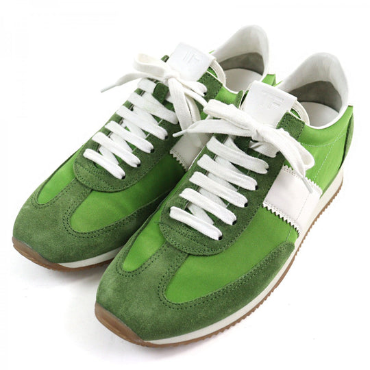 TOM FORD sneakers J0948T Nylon Green white german 8