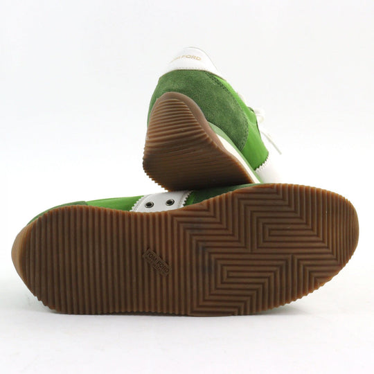 TOM FORD sneakers J0948T Nylon Green white german 8