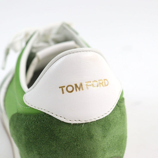 TOM FORD sneakers J0948T Nylon Green white german 8