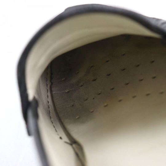 LOUIS VUITTON loafers leather Black type LV Racer Line 7.5