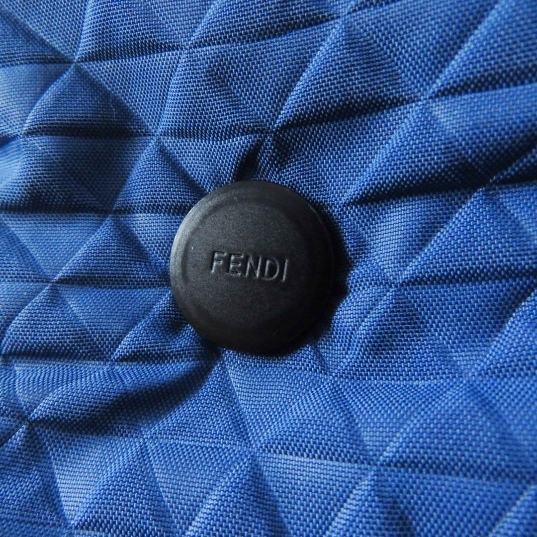 FENDI down coat Outer: 100% nylon, Lining: 100% polyester, Filling: 100% polyester, Fur: Fox blue-black Women 40 Used Authentic