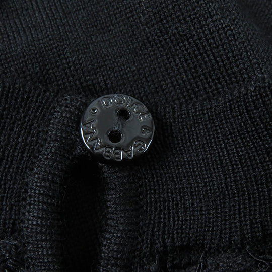 DOLCE&GABBANA tops Main: 85% wool, 7% cotton, 5% viscose, 3% nylon black Women 42 Used Authentic