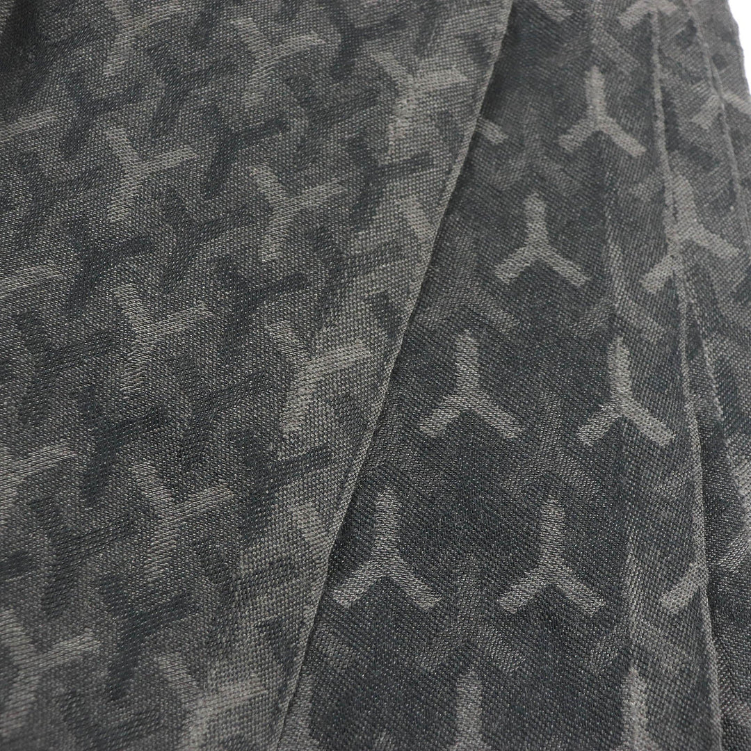 SAINT LAURENT PARIS Scarf Main: 35% cashmere, Main: 35% silk, Main: 30% wool Black type mens Used Authentic