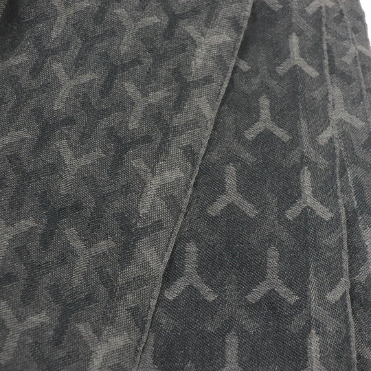 SAINT LAURENT PARIS Scarf Main: 35% cashmere, Main: 35% silk, Main: 30% wool Black type mens Used Authentic