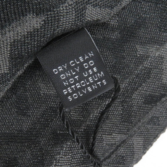 SAINT LAURENT PARIS Scarf Main: 35% cashmere, Main: 35% silk, Main: 30% wool Black type mens Used Authentic