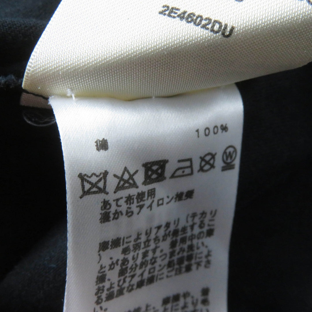 HERMES Short sleeve T-shirt 2E4602DU Main: 100% cotton black Women 38 Used Authentic