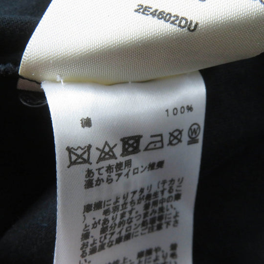 HERMES Short sleeve T-shirt 2E4602DU Main: 100% cotton black Women 38 Used Authentic