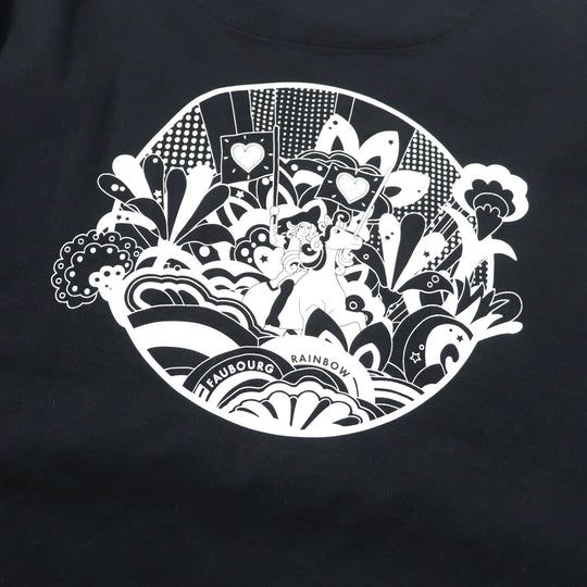 HERMES Short sleeve T-shirt 2E4602DU Main: 100% cotton black Women 38 Used Authentic