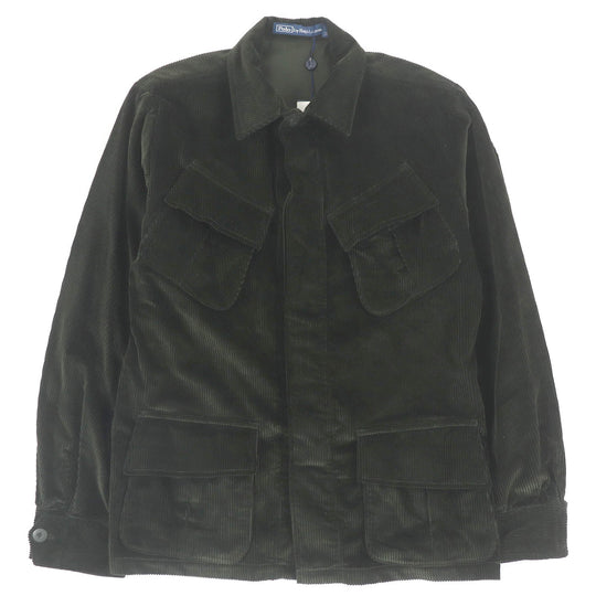 POLO RALPH LAUREN Jacket Main: 100% cotton Dark green mens 38 Used Authentic
