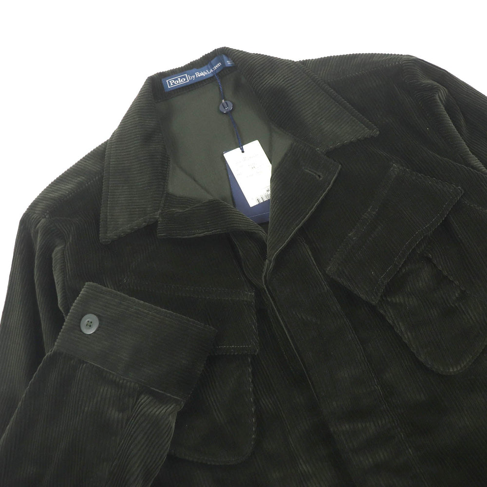 POLO RALPH LAUREN Jacket Main: 100% cotton Dark green mens 38 Used Authentic