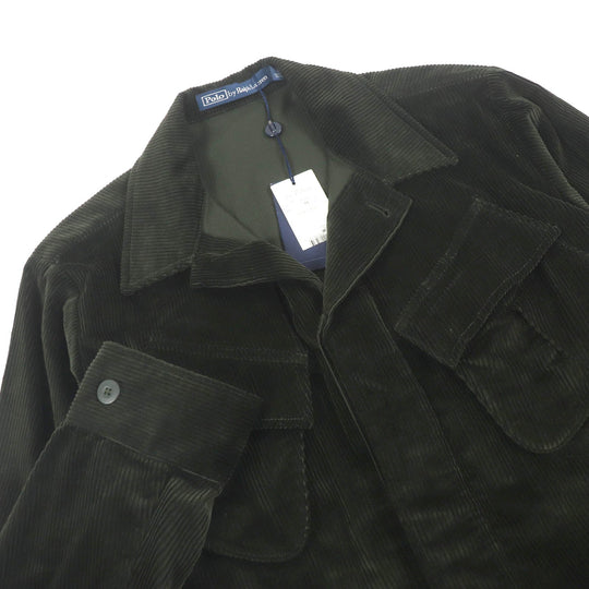 POLO RALPH LAUREN Jacket Main: 100% cotton Dark green mens 38 Used Authentic