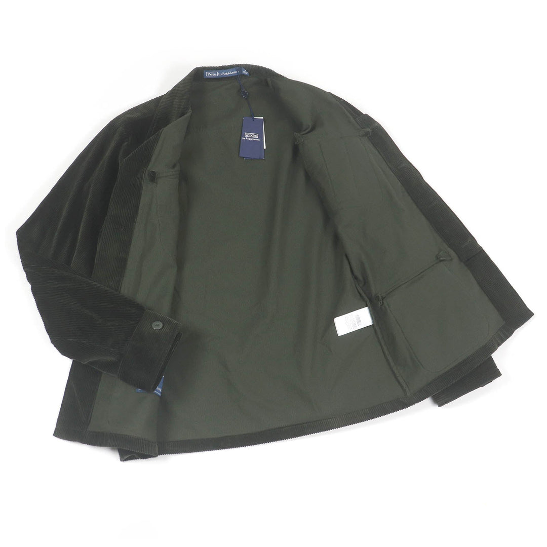 POLO RALPH LAUREN Jacket Main: 100% cotton Dark green mens 38 Used Authentic