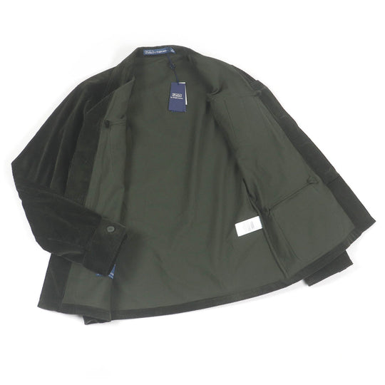 POLO RALPH LAUREN Jacket Main: 100% cotton Dark green mens 38 Used Authentic