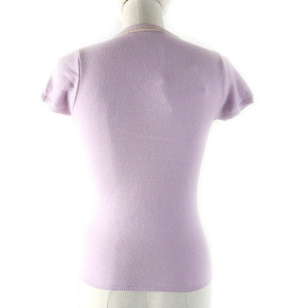Loro Piana knit Main: 95% cashmere, Main: 5% polyester purple Women 38 Used Authentic