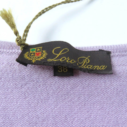 Loro Piana knit Main: 95% cashmere, Main: 5% polyester purple Women 38 Used Authentic