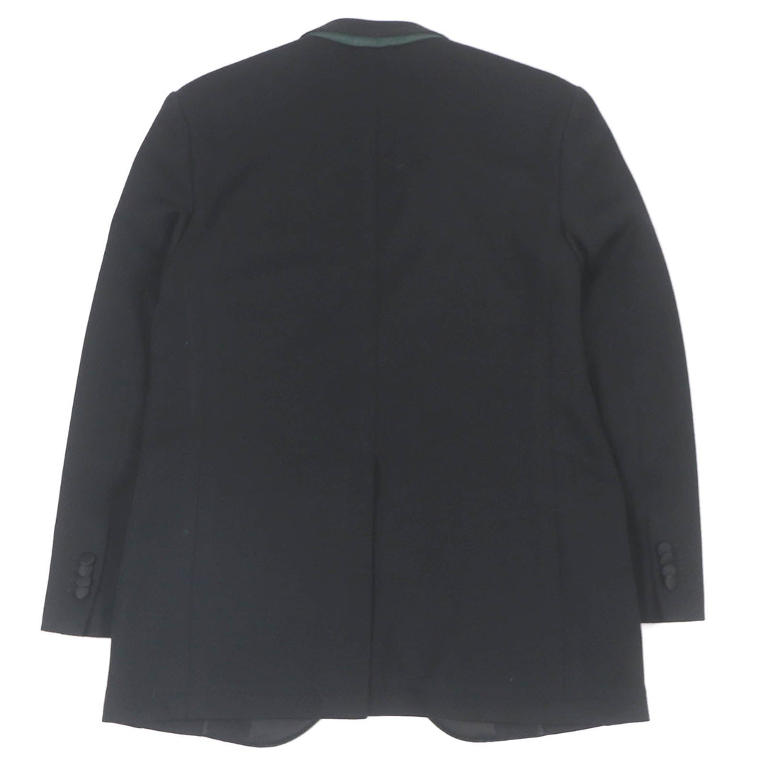 ETRO tailored jacket Outer: 100% wool, Lining: 68% acetate, Lining: 17% rayon, Lining: 15% cupra, Part: 100% polyester black mens 50 Used Authentic