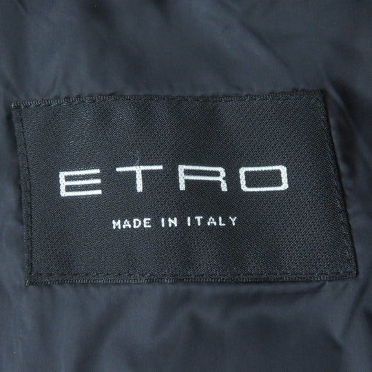 ETRO Down jacket Main: 100% polyester, Lining: 100% nylon, Filling: 80% down, Filling: 20% feather multicolor Women 44 Used Authentic