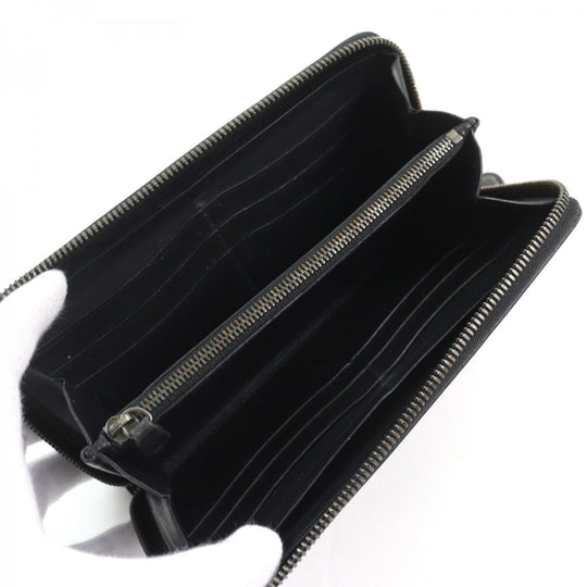 Berluti Long Wallet Purse Main: Scritto leather Gray type Itauba mens Used Authentic