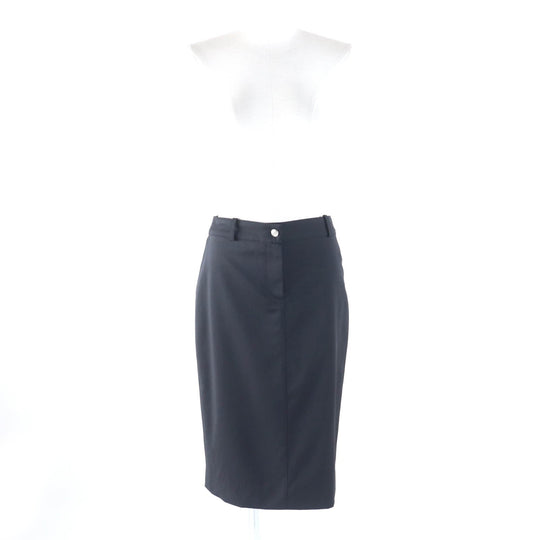 Christian Dior skirt 4H12033422 Outer: 90% wool, Outer: 8% nylon, Outer: 2% lycra, Lining: 94% silk, Lining: 6% lycra black Women 34 Used Authentic
