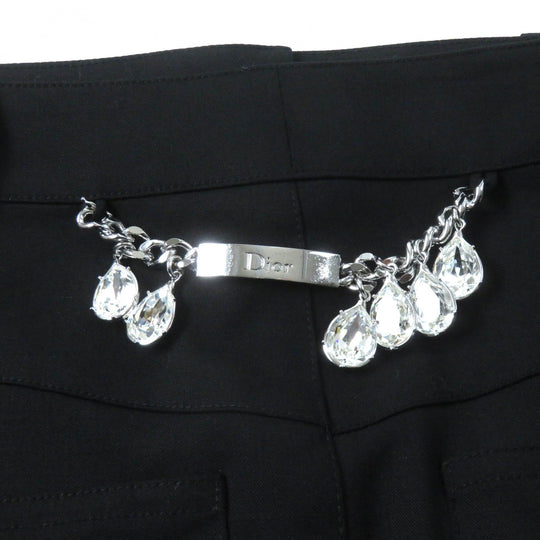 Christian Dior skirt 4H12033422 Outer: 90% wool, Outer: 8% nylon, Outer: 2% lycra, Lining: 94% silk, Lining: 6% lycra black Women 34 Used Authentic