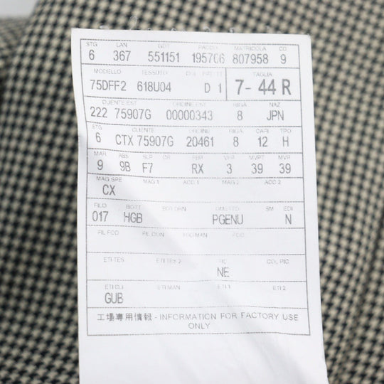 GUCCI Pants 574355 Outer: 88% wool, Outer: 12% mohair, Lining: 100% rayon, Part: 65% polyester, Part: 35% cotton Black White mens Used Authentic