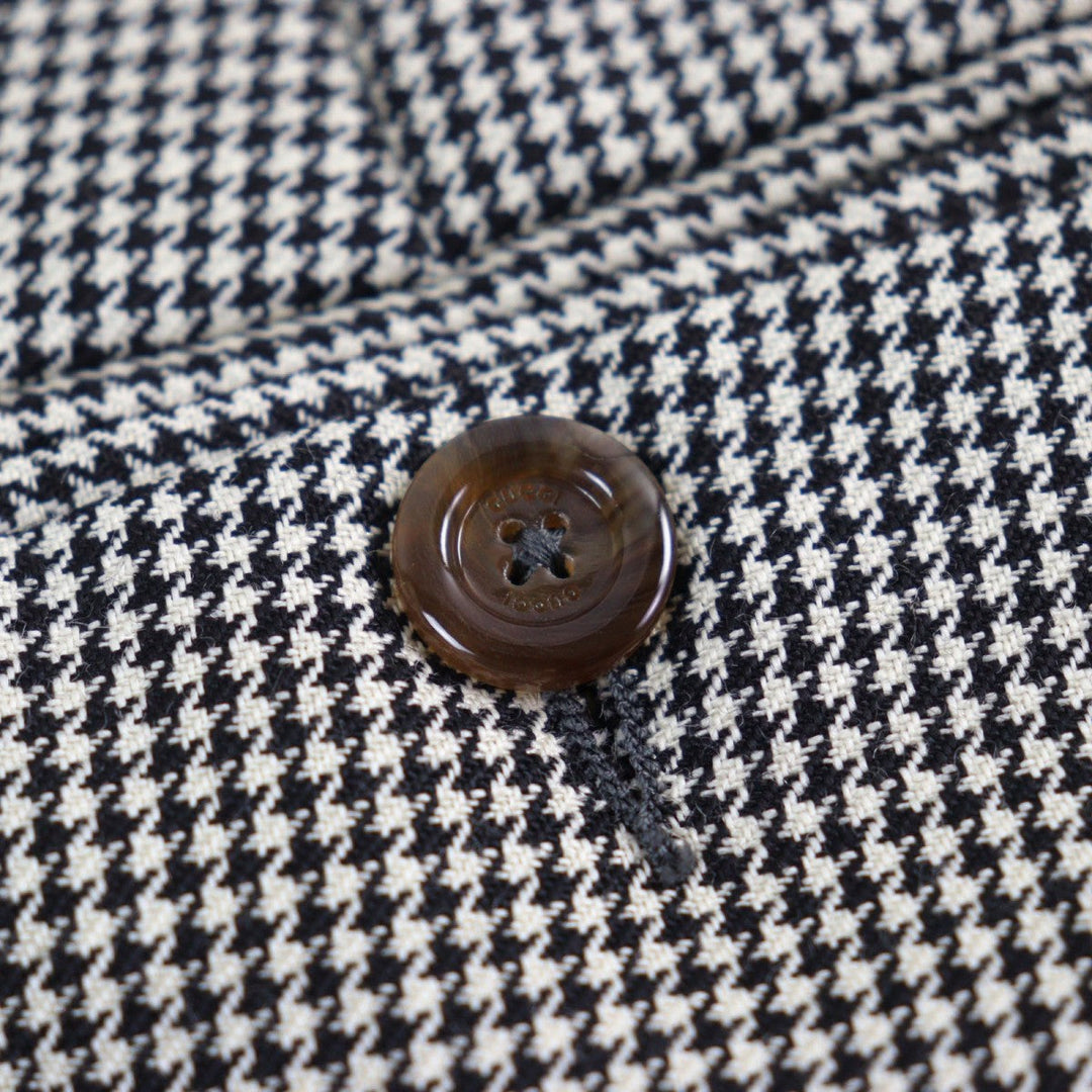 GUCCI Pants 574355 Outer: 88% wool, Outer: 12% mohair, Lining: 100% rayon, Part: 65% polyester, Part: 35% cotton Black White mens Used Authentic