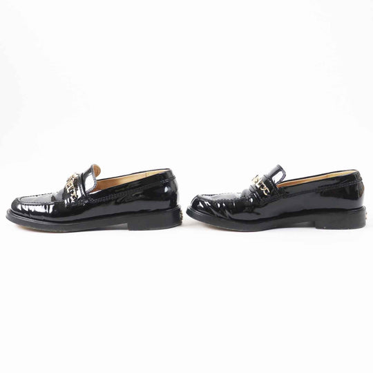 CHANEL loafers 23A G37430 Main: Patent leather black Women 38 C Used Authentic