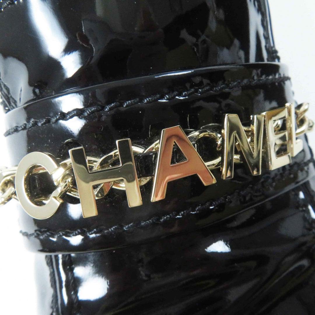 CHANEL loafers 23A G37430 Main: Patent leather black Women 38 C Used Authentic