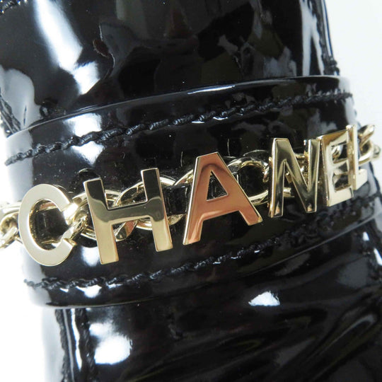 CHANEL loafers 23A G37430 Main: Patent leather black Women 38 C Used Authentic
