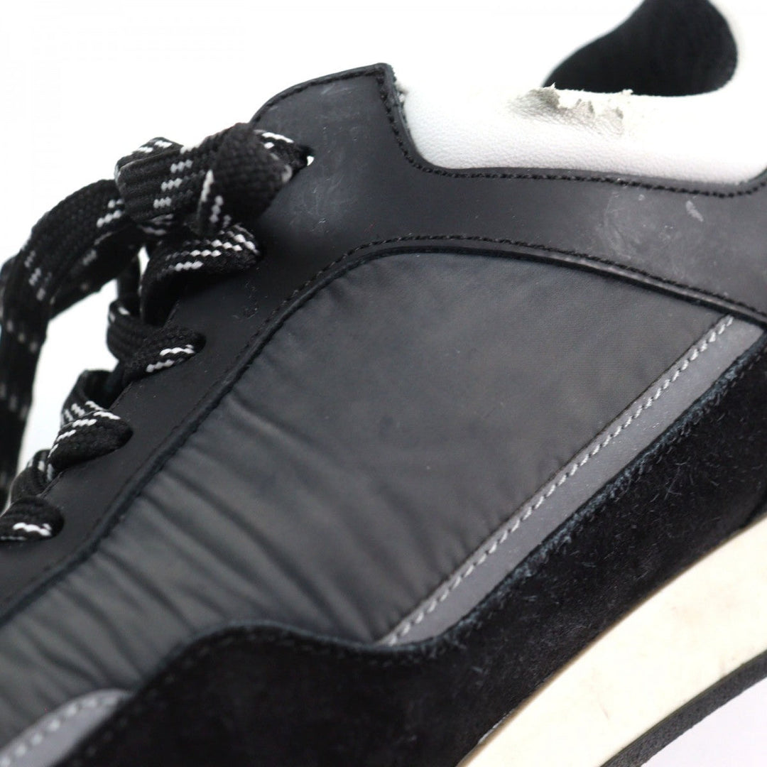 CHANEL sneakers G34087 Main: Nylon, Part: Suede leather, Part: Leather Black gray white mens 41 Used Authentic