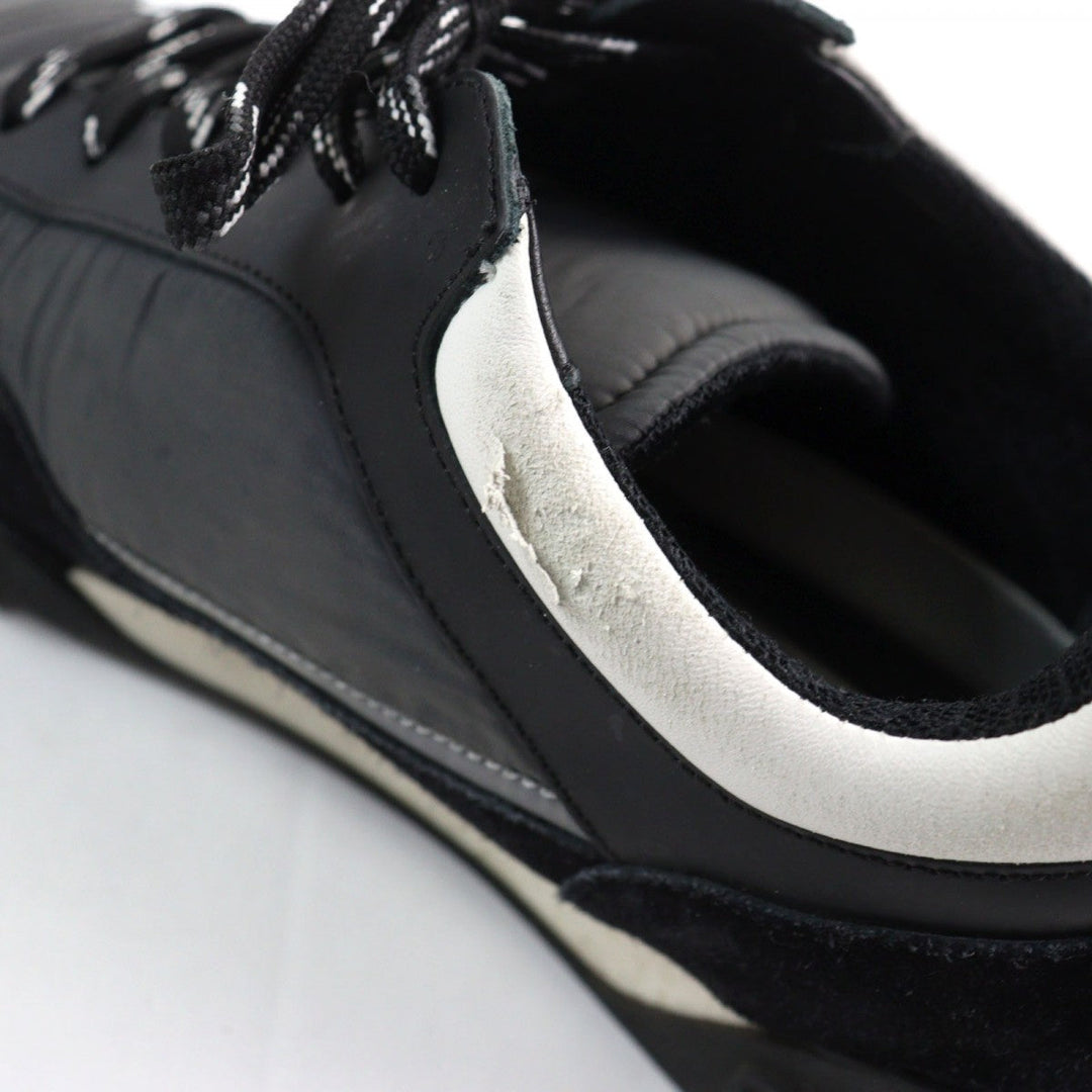 CHANEL sneakers G34087 Main: Nylon, Part: Suede leather, Part: Leather Black gray white mens 41 Used Authentic