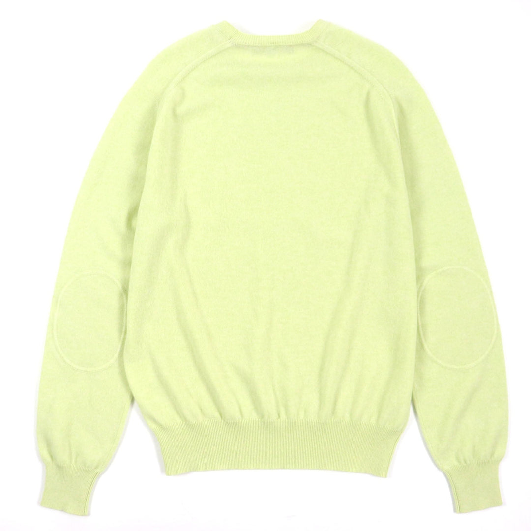Loro Piana sweater MAC3539 Main: 100% cashmere lime mens 48 Used Authentic