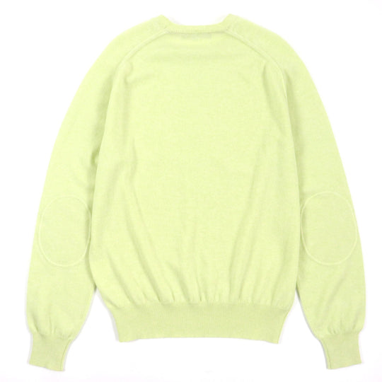 Loro Piana sweater MAC3539 Main: 100% cashmere lime mens 48 Used Authentic