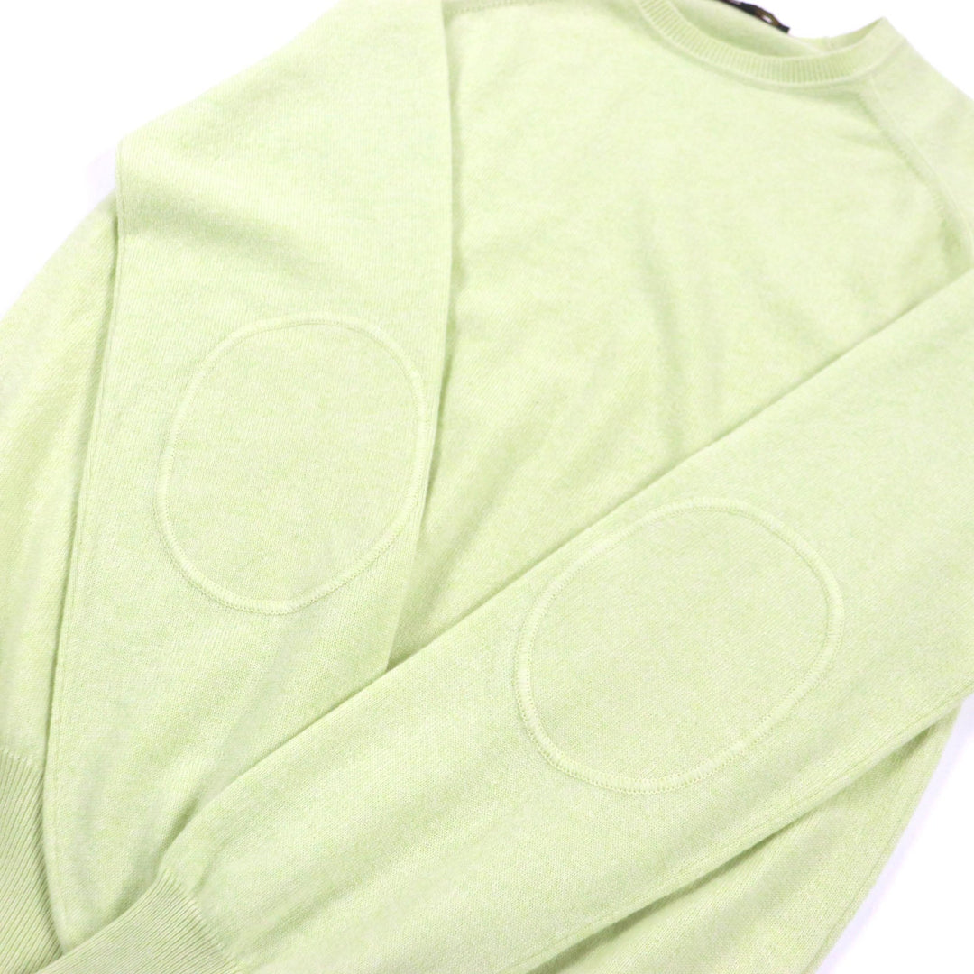 Loro Piana sweater MAC3539 Main: 100% cashmere lime mens 48 Used Authentic