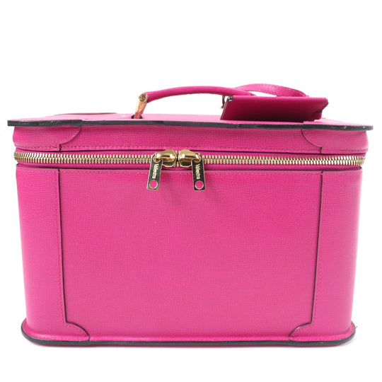 Valextra Handbag Main: Leather pink Women Used Authentic