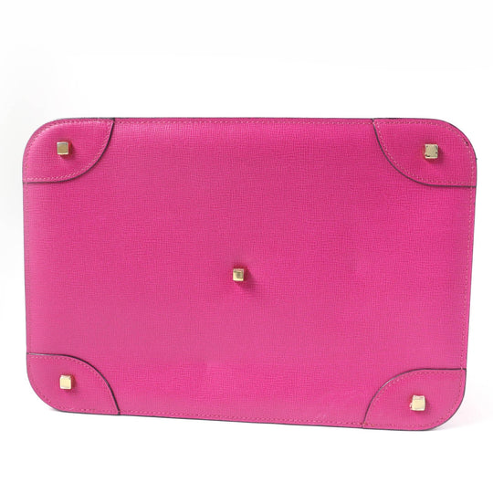Valextra Handbag Main: Leather pink Women Used Authentic