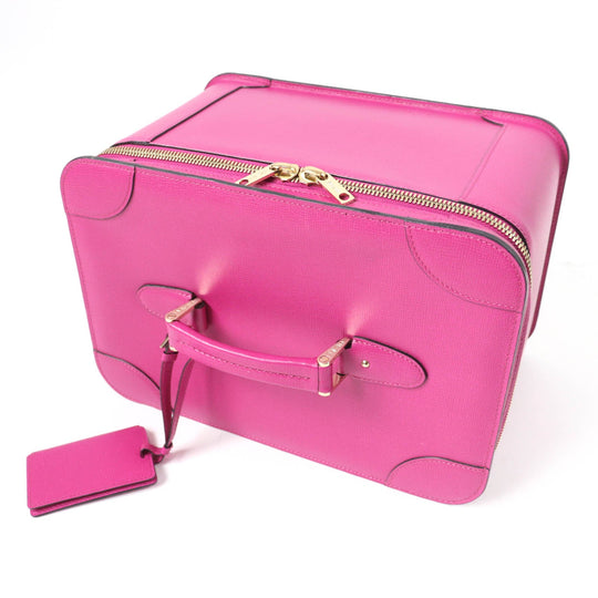 Valextra Handbag Main: Leather pink Women Used Authentic