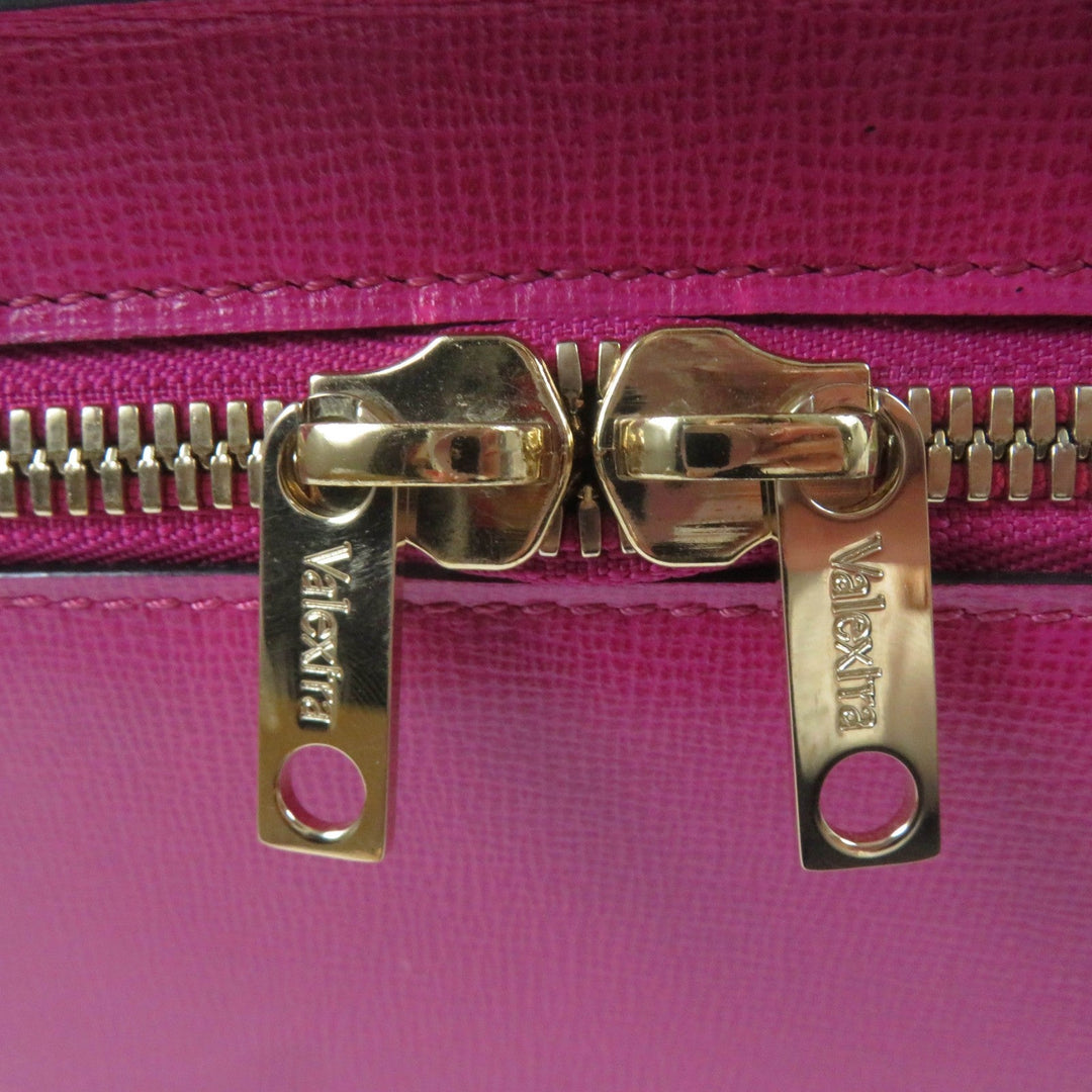 Valextra Handbag Main: Leather pink Women Used Authentic