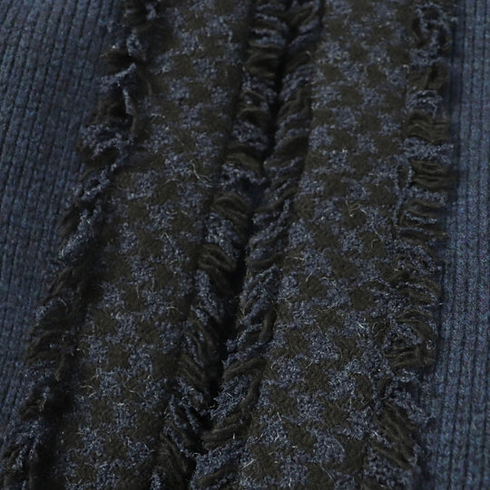 CHANEL coat 17B P57290K07490 Main: 100% cashmere Navy Women 40 Used Authentic