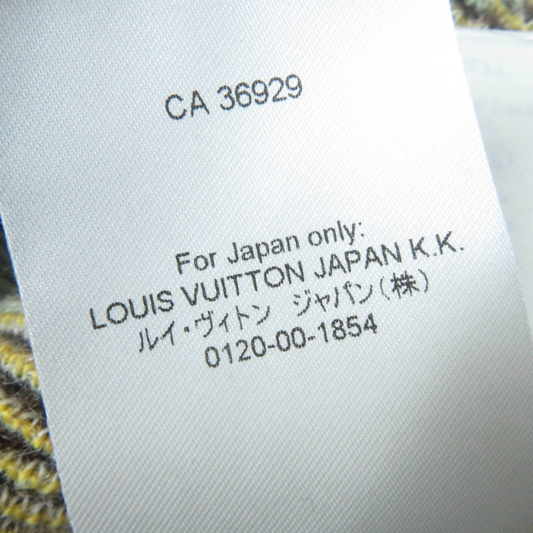 LOUIS VUITTON knit 1AAMCF Main: 41% wool, Main: 35% mohair, Main: 24% nylon, Part: cowhide multicolor Women S Used Authentic