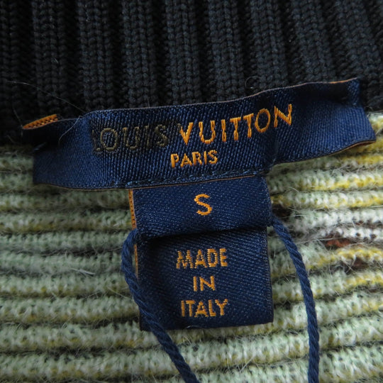 LOUIS VUITTON knit 1AAMCF Main: 41% wool, Main: 35% mohair, Main: 24% nylon, Part: cowhide multicolor Women S Used Authentic