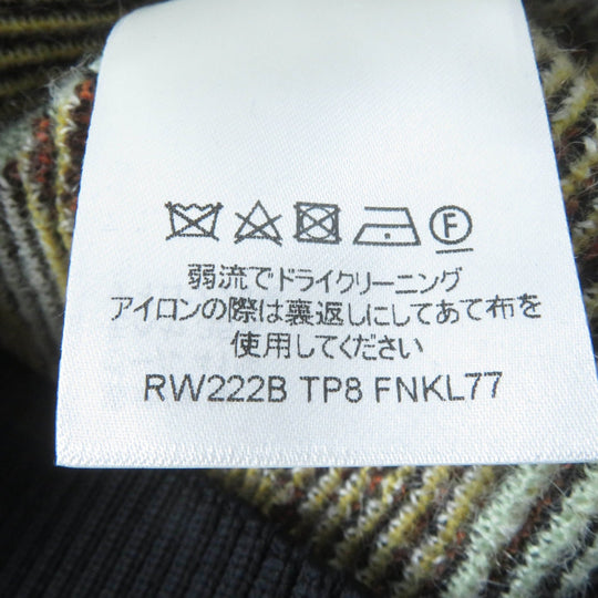 LOUIS VUITTON knit 1AAMCF Main: 41% wool, Main: 35% mohair, Main: 24% nylon, Part: cowhide multicolor Women S Used Authentic
