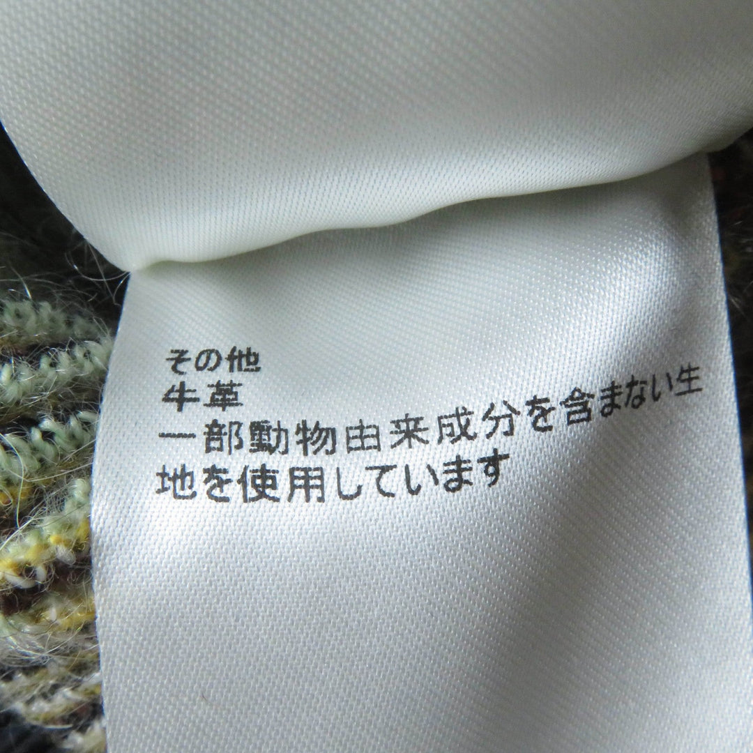 LOUIS VUITTON knit 1AAMCF Main: 41% wool, Main: 35% mohair, Main: 24% nylon, Part: cowhide multicolor Women S Used Authentic