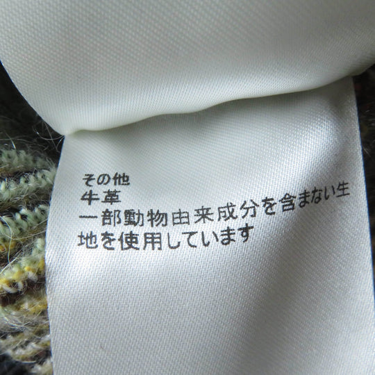 LOUIS VUITTON knit 1AAMCF Main: 41% wool, Main: 35% mohair, Main: 24% nylon, Part: cowhide multicolor Women S Used Authentic