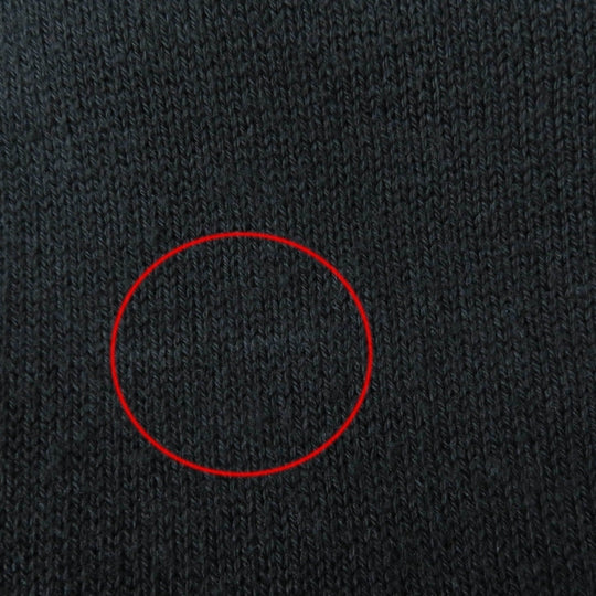 HERMES Long sleeve polo shirt Main: 100% silk, part: 85% cotton, part: 15% cashmere black LES CLES THE KEYS RARE Women M Used Authentic