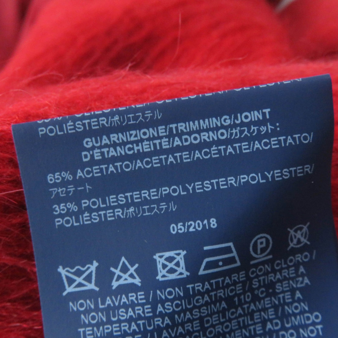 Herno coat Main: 35% acrylic, Main: 21% wool, Main: 17% polyester, Main: 9% mohair, Main: 9% alpaca, : 35% polyester Red Women 40 Used Authentic