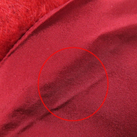 Herno coat Main: 35% acrylic, Main: 21% wool, Main: 17% polyester, Main: 9% mohair, Main: 9% alpaca, : 35% polyester Red Women 40 Used Authentic