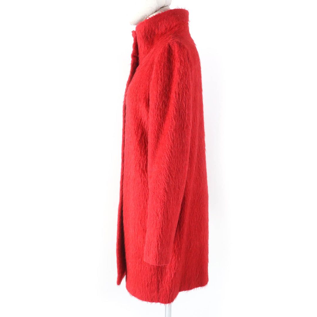 Herno coat Main: 35% acrylic, Main: 21% wool, Main: 17% polyester, Main: 9% mohair, Main: 9% alpaca, : 35% polyester Red Women 40 Used Authentic